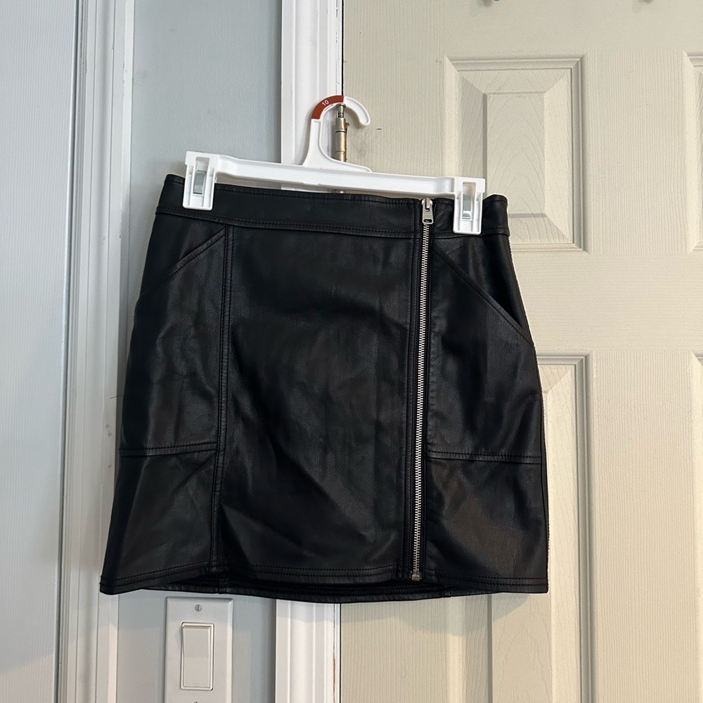 Express Faux Leather Skirt